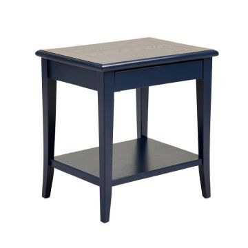 Oak Branch Side Table - Navy