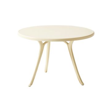 Slate Arc Patio Table - Ivory