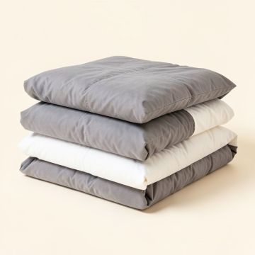 Simply Clean Pleated Duvet Cover Set (synthetic illustration; no displayed measurements)