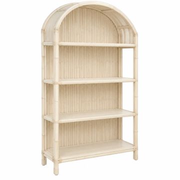 Dawn Canyon Freestanding Bookcase - Cream