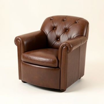 Santa Barbara 32 '' Wide Tufted Barrel Chair (synthetic illustration; no displayed measurements)
