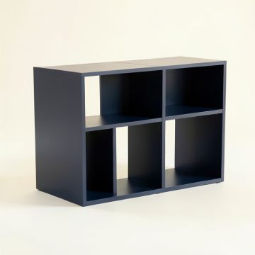 Glen Edge Desktop Shelving Unit - Navy (synthetic illustration; no displayed measurements)