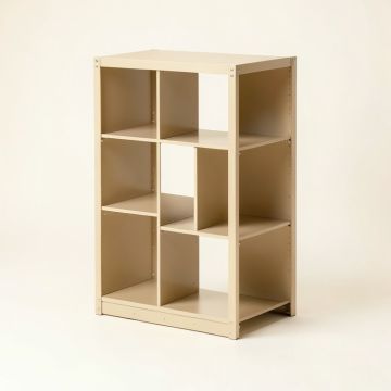 Aspen Branch Desktop Shelving Unit - Beige (synthetic illustration; no displayed measurements)