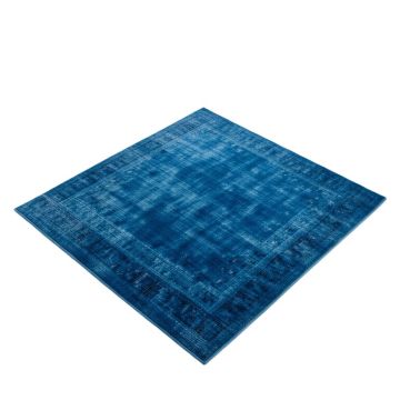 Colorful Blue Area Rug