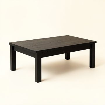 Pine Edge Coffee Table - Black (synthetic illustration; no displayed measurements)