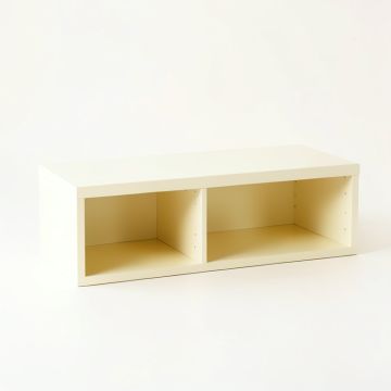 Vale Branch Shoe Storage Bench - Ivory (synthetic illustration; no displayed measurements)