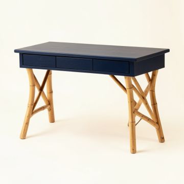 Moss Branch Writing Desk - Navy (synthetic illustration; no displayed measurements)