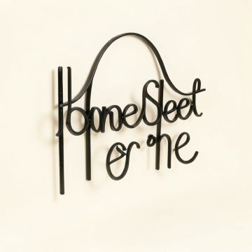 Home Sweet Home Metal Wall Décor (synthetic illustration; no displayed measurements)