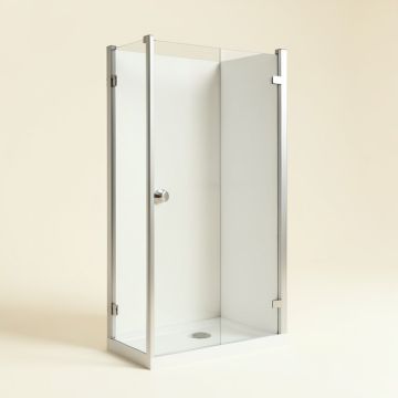 Aqua Uno 34.31 '' W X 58 '' H Pivot Frameless Tub Door With Clearmax Technology (synthetic illustration; no displayed measurements)