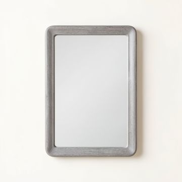 Cedar Bridge Framed Wall Mirror - Gray (synthetic illustration; no displayed measurements)