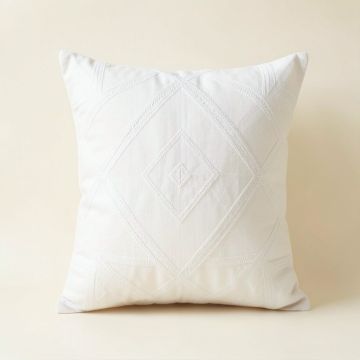 Bay Canyon Filled Accent Pillow - White (synthetic illustration; no displayed measurements)