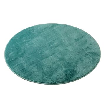 Round Emzley Teal Indoor / Outdoor Area Rug