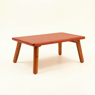 Hazel Crest Coffee Table - Terracotta (synthetic illustration; no displayed measurements)