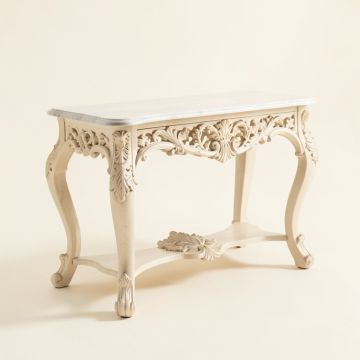 Filigree Console Table (synthetic illustration; no displayed measurements)