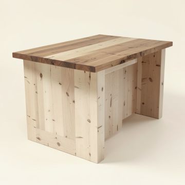 Meredith Kitchen Island With Butcher Block Top (synthetic illustration; no displayed measurements)