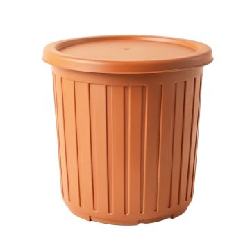 Brook Branch Closed Garden Compost Bin - Terracotta