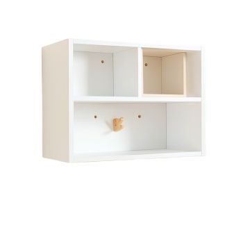 Cove Dale Wall-Mounted Entryway Organizer Shelf - White