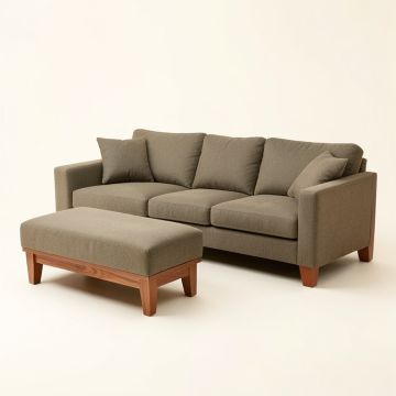 Janna 73 '' Wide Reversible Sofa And Chaise With Ottoman (synthetic illustration; no displayed measurements)