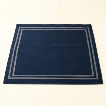 Aspen Crossing Rectangular Outdoor Rug - Navy (synthetic illustration; no displayed measurements)