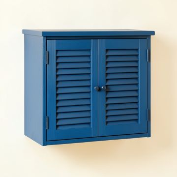 Elm Brook Wall-Mounted Entry Cabinet - Blue (synthetic illustration; no displayed measurements)