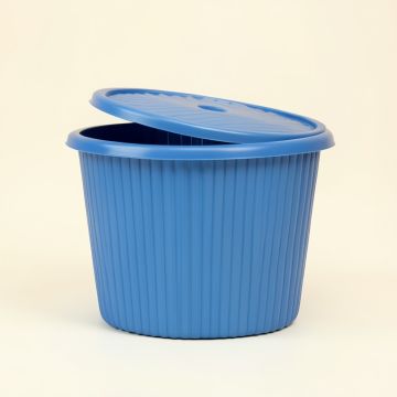 Summit Brook Laundry Hamper - Blue (synthetic illustration; no displayed measurements)