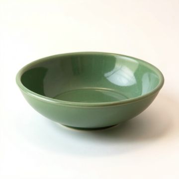 Meadow Arc Dining Bowl - Green (synthetic illustration; no displayed measurements)
