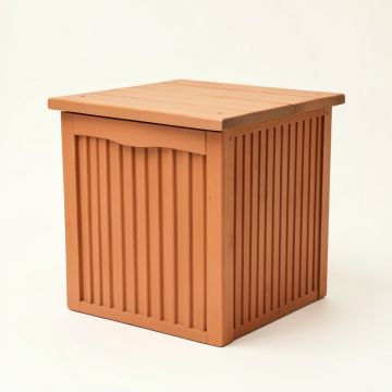 Birch Dale Closed Outdoor Storage Box - Terracotta (synthetic illustration; no displayed measurements)