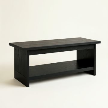 Alder Branch Indoor Bench - Black (synthetic illustration; no displayed measurements)