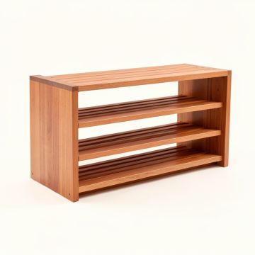 Fern Edge Shoe Storage Bench - Terracotta (synthetic illustration; no displayed measurements)