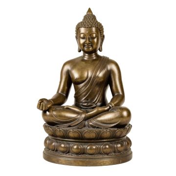 Large Meditative Buddha Of The Grand Temple Garden Statue