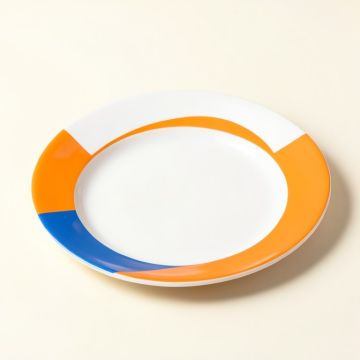 Leister 8.5 '' Melamine Salad Plate (synthetic illustration; no displayed measurements)