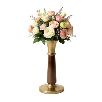 Floral Bouquet Pedestal Plant Stand