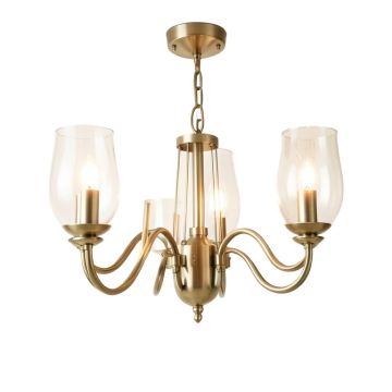 Neva 4 - Light Candle Style Drum Chandelier With Accents