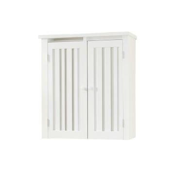 Maple Canyon Wall-Mounted Laundry Cabinet - White