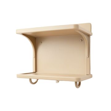 Rowan Edge Wall-Mounted Entryway Organizer Shelf - Beige