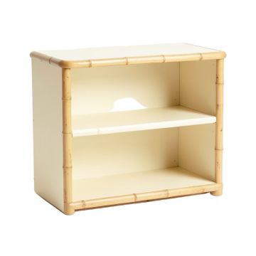 River Arc Low Bookcase - Cream