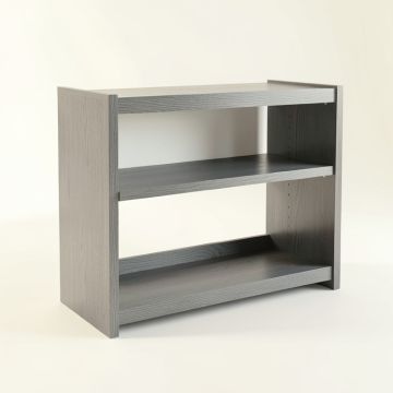 Cliff Bridge Desktop Shelving Unit - Gray (synthetic illustration; no displayed measurements)