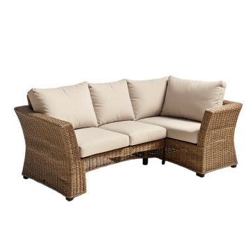 Alfonso 4 Piece Rattan Sofa Seating Group With Cushions