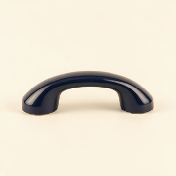 Stone Arc Cabinet Handle Without Packaging - Navy (synthetic illustration; no displayed measurements)