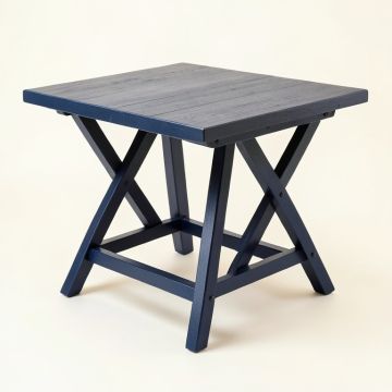 Juniper Bluff Patio Table - Navy (synthetic illustration; no displayed measurements)