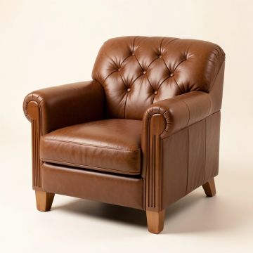 Alcide 40.5 '' Wide Tufted Armchair (synthetic illustration; no displayed measurements)