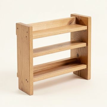 Banda 6 Bottle Wall Mounted Wine Bottle & Glass Rack (synthetic illustration; no displayed measurements)