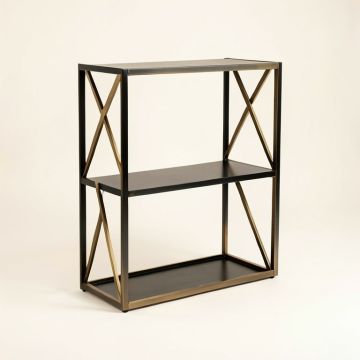 Lilyana 72 '' H X 40 '' W Steel Geometric Bookcase (synthetic illustration; no displayed measurements)