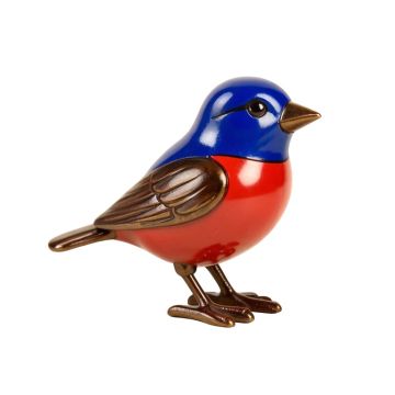 Lulette Decorative Tin Toy Bird