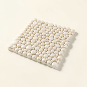 Pacif 0.39 '' X 0.79 '' Seashell Random Mosaic Wall & Floor Tile (synthetic illustration; no displayed measurements)