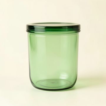 Reed Crest Storage Canister With Lid - Green (synthetic illustration; no displayed measurements)
