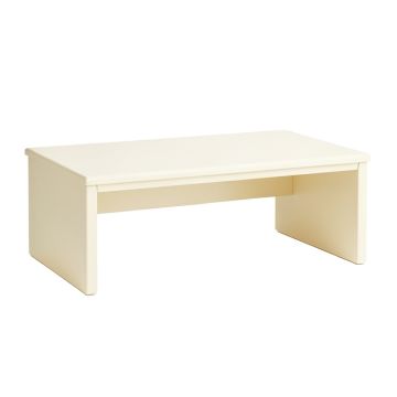 Elm Fold Desktop Monitor Riser - Ivory (synthetic illustration; no displayed measurements)