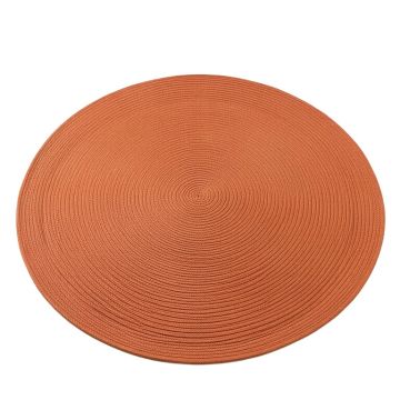 Birch Branch Round Area Rug - Terracotta (synthetic illustration; no displayed measurements)