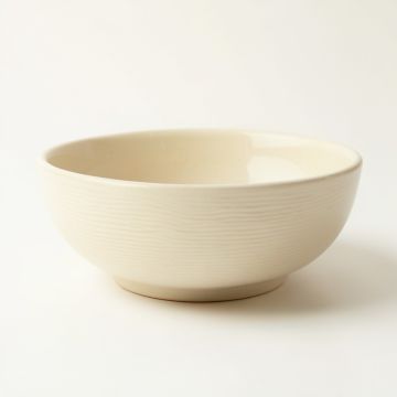 Alder Canyon Dining Bowl - Cream (synthetic illustration; no displayed measurements)