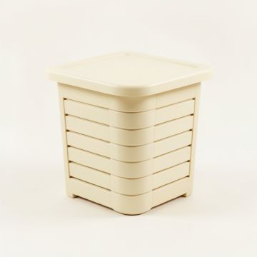 Summit Branch Closed Garden Compost Bin - Cream (synthetic illustration; no displayed measurements)